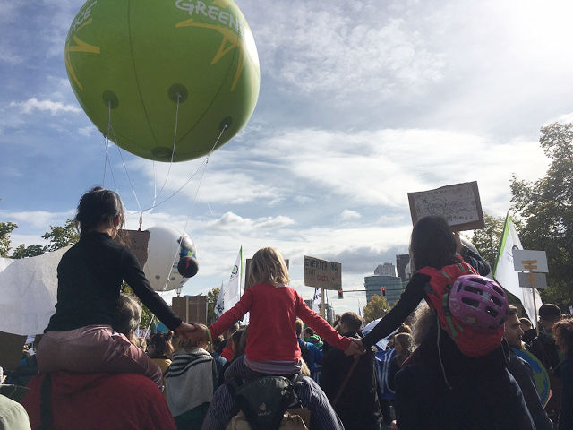 Wir gemeinsam auf der Friday For Future-Demo